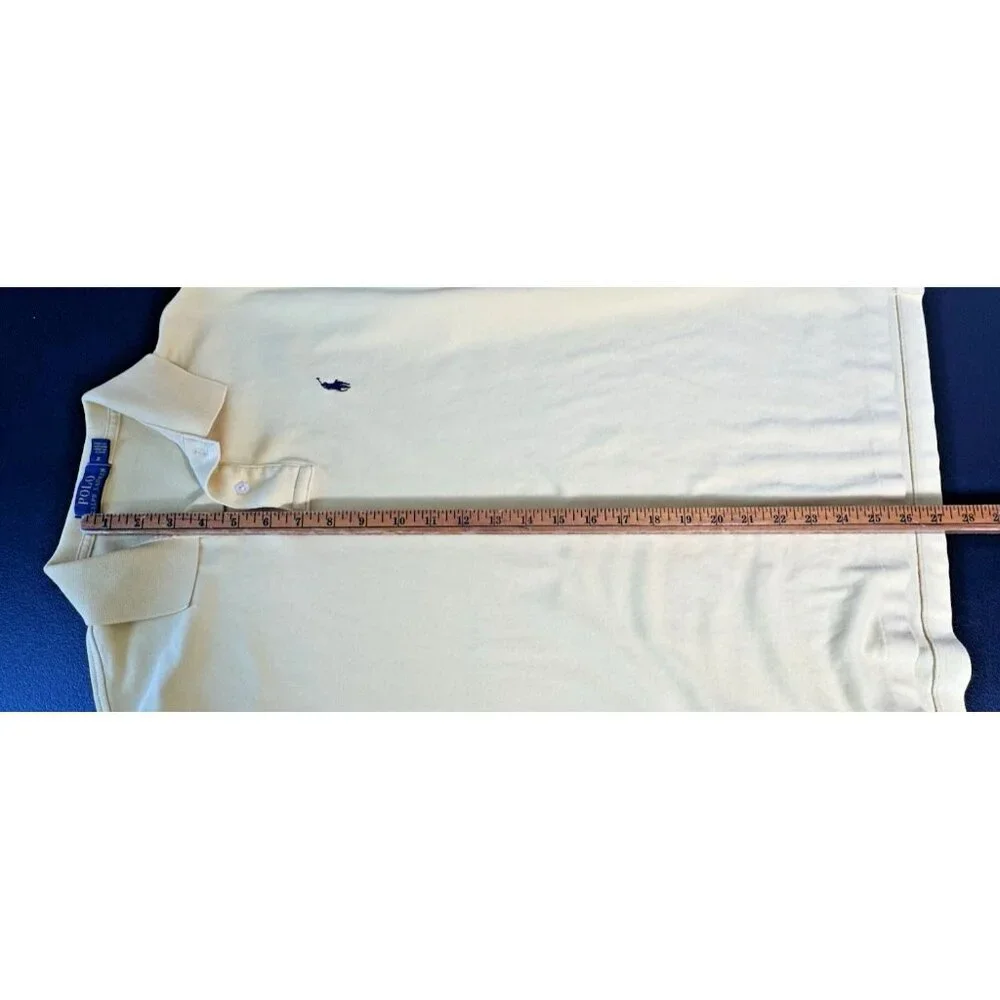 Polo Ralph Lauren Blue Label‎ Beekman Yellow Polo Mens Medium